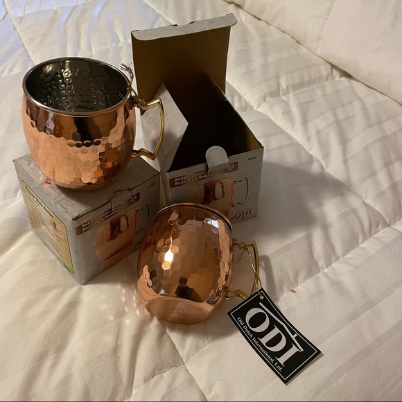 Set of 2 Copper Moscow Mule Mugs - Picture 8 of 13
